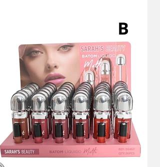 BATOM LIQUIDO MATTE SARA C/36PCS