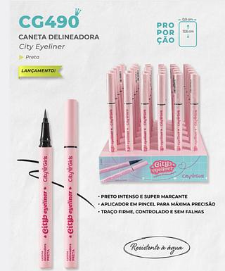 CANETA DELINEADOR CITY GIRL C/36PCS