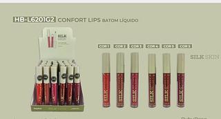 BATOM LIQUIDO CONFORT LIPS SILK SKIN RUBY ROSE C/36PCS