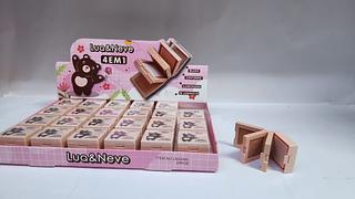 BLUSH ILUMINADOR CONTORNO E PO COMPACTO 4 EM 1 LUA NEVE C/24PCS