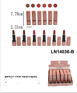 BATOM SEMI MATTE LUA NEVE C/24PCS