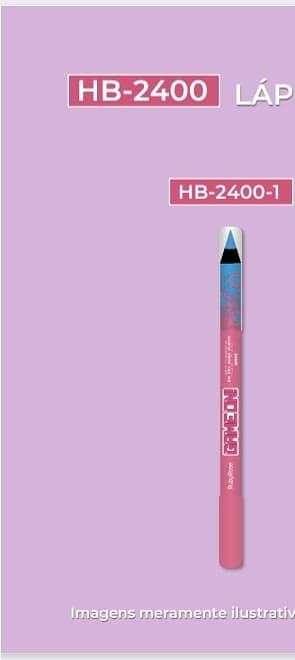 LAPIS COLORIDO EM GEL PARA OLHOS RUBY ROSE C/24PCS