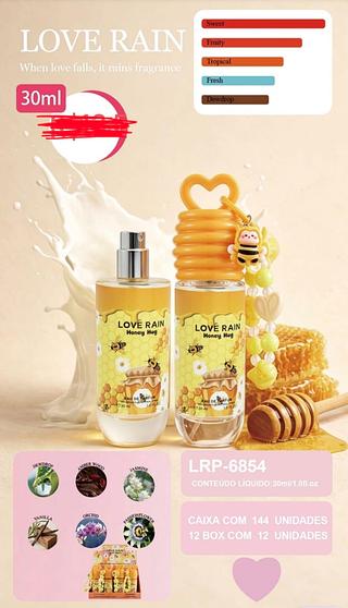 PERFUME 30ML LOVE RAIN C/12PCS