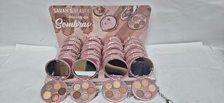 PALETA DE SOMBRAS COM ESPELHO SARAHS BEAUTY C/24PCS