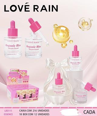 SERUM FACIAL ORGANIC RICE LOVE RAIN C/12PCS