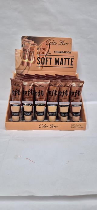 BASE LIQUIDO SOFT MATTE COLOR LORE C/24PCS