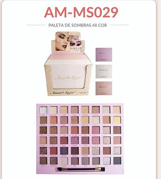 PALETA DE SOMBRAS 48 COR AMOR ANJO C/12PCS