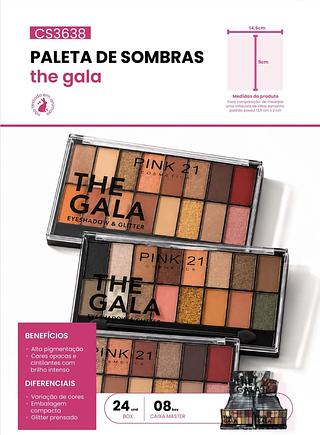 PALETA DE SOMBRA THE GALA PINK 21 C/24CPS