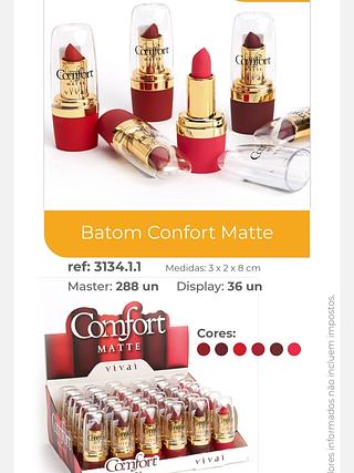 BATOM CONFORT MATTE VIVAI C/36PCS