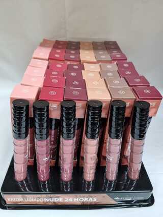 batom liquido nude 24horas max love 1-6 c/48pcs