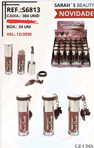 LIP GLOSS SARAHS BEAUTY C/24PCS
