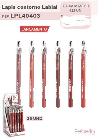 LAPIS CONTORNO LABIAL FEBELLA C/36PCS