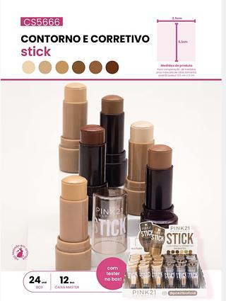 CONTORNO EM BASTAO PINK 21 C/24PCS