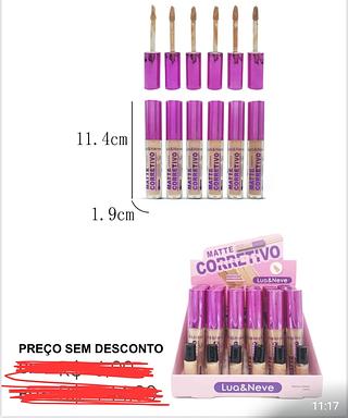 CORRETIVO LIQUIDO LUA NEVE C/24PCS