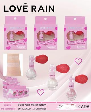 PO ILUMINADOR C/24PCS LOVE RAIN