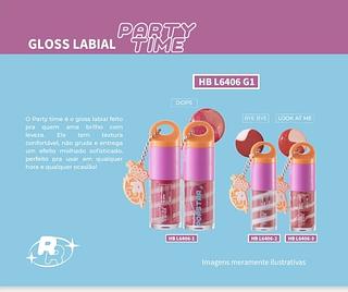 GLOSS LABIAL PARTY TIME RUBY ROSE C/36PCS