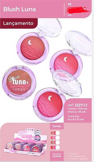 BLUSH LUNA VIVAI C/24PCS