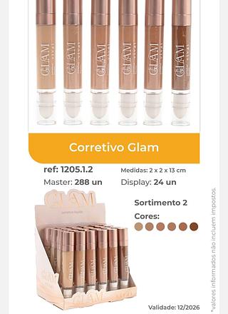 CORRETIVO LIQUIDO GLAW SORT 2 VIVAI C/24PCS