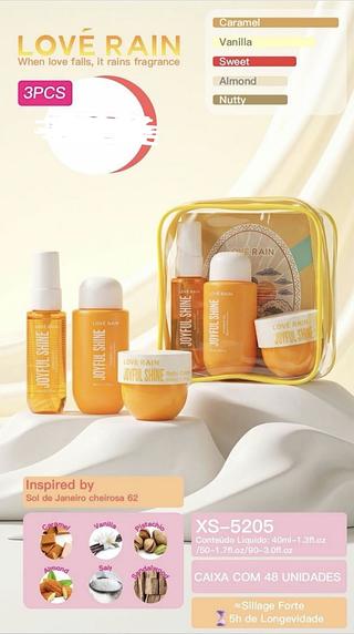 KIT PERFUME LOVE RAIN C/6PCS