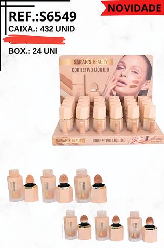 CORRETIVO LIQUIDO SARAHS BEAUTY C/24PCS