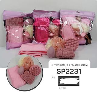 KIT ESPONJA PARA MAQUIAGEM SABRINA SATO C/6PCS