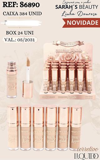 CORRETIVO LIQUIDO SARSHS BEAUTY C/24PCS