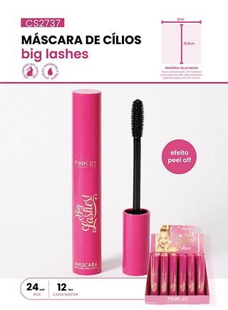 MASCARA DE CILIOS BIG LASHES PINK 21 C/24PCS