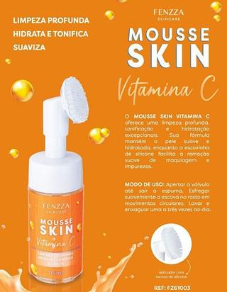 MOUSSE SKIN VITAMINA C FENZZA C/12PCS
