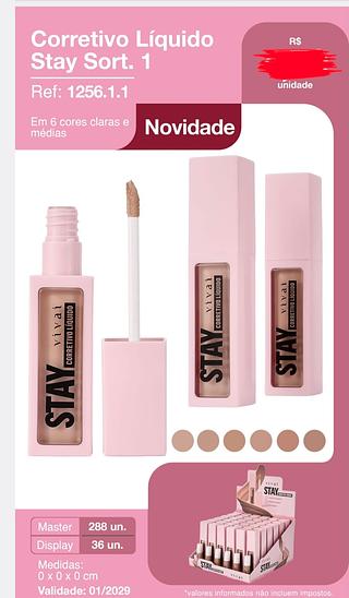 CORRETIVO LIQUIDO STAY SORT 1 VIVAI C/36PCS