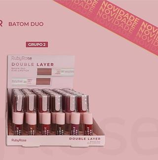 BATOM DUO DOUBLE LAYER RUBY ROSE C/36PCS