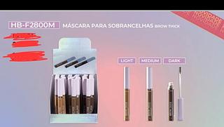 MASCARA PARA SOBRANCELHAS BROW THICK RUBY ROSE C/36PCS