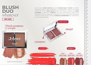 DUO BLUSH WHATEVER BLOW RUBY ROSE C/24PCS