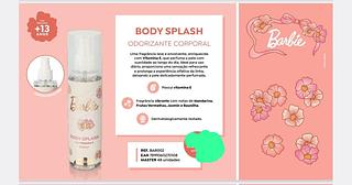 Body Splash Odorizante Corporal Barbie C;PCS Fenzza