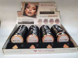 po compacto bella femme tons medio c/32pcs