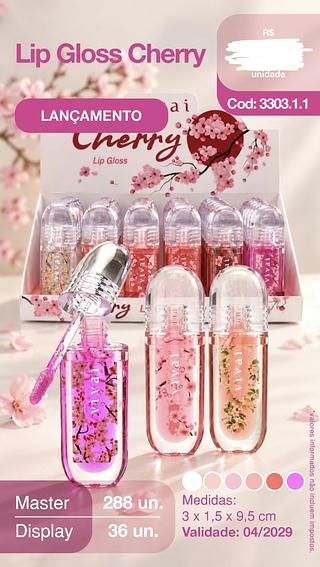 LIP GLOSS CHERRY VIVAI C/36PCS