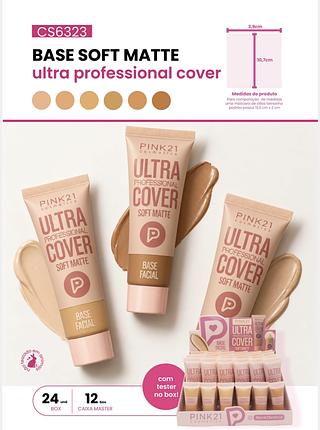 BASE SOFT MATTE ULTRA PROFESSIONAL COVER PINK 21 C/24PCS