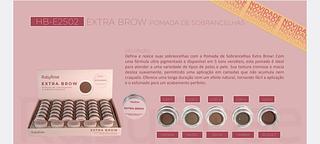 POMADA PARA SOBRANCELHAS EXTRA BROW CORES1 A 5 RUBY ROSE C/36PCS