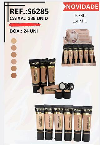 BASE LIQUIDO SARAHS BEAUTY C/24PCS