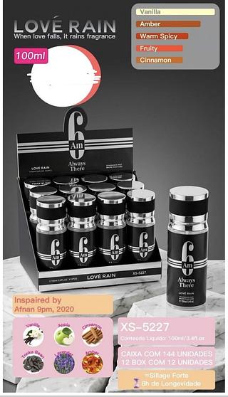 PERFUME 100ML LOVE RAIN C/12PCS