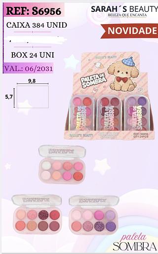 PALETA DE SOMBRA SARAHS BEAUTY C/24PCS