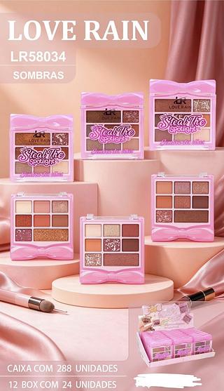 PALETA DE SOMBRA LOVE RAIN C/24PCS