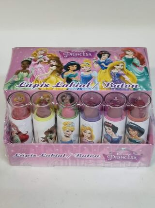 batom infancil princesa c/24pcs