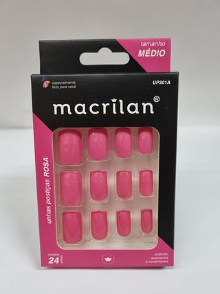 UNHAS POSTICA MEDIO ROSA C/12PCS
