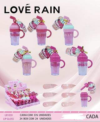 LIP GLOSS LOVE RAIN C/24PCS
