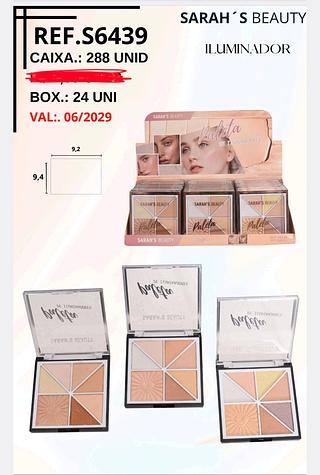 ILUMINADOR SARAHS BEAUTY C/24PCS