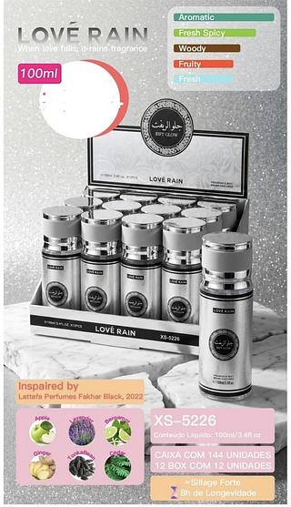 PERFUME 100ML LOVE RAIN C/12PCS