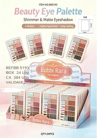 PALETA DE SOMBRA BOBBI RARA C/24PCS
