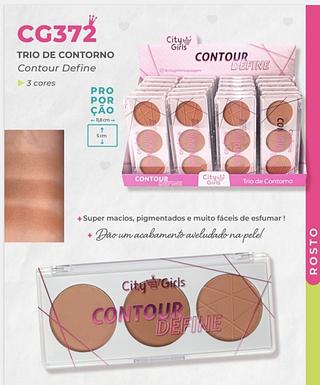 TRIO DE CONTORNO CITY GIRL C/24PCS