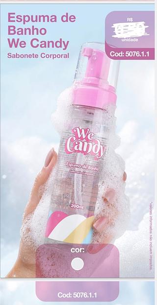 ESPUMA DE BANHO WE CANAY C/12PCS VIVAI