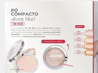 PO COMPACTO OH MY BLOW RUBY ROSE C/36PCS